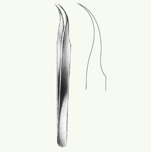 [Kasco] 일렉트로닉 포셉 커브 G11-412 (Electronic Forceps Curved,11cm 곡) 미세작업용