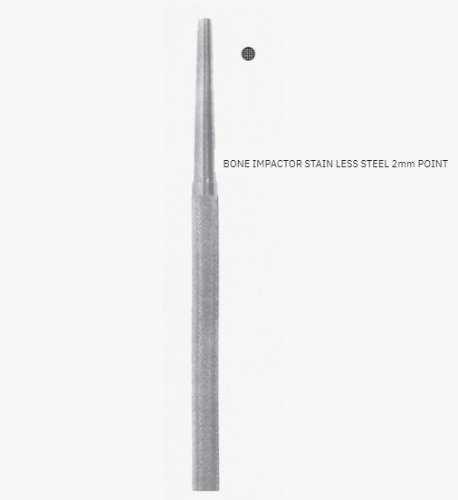[NS] 본 임펙터 12-091-01~12-091-05 Bone Impactor Stain Less Steel 2mm-10mm Point