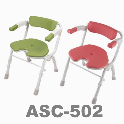 [아시아엠이] 목욕의자 ASC-502 ( U자형 좌면,색상선택)
