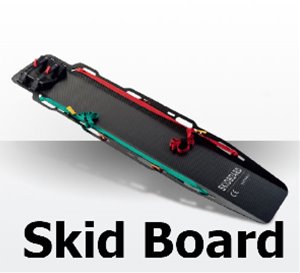 [이태리 Northwall] 특수 들것 SKID Board (카본소재,Quick EVac Belts,5.4Kg,머리고정대있음) 사용법-동영상참조