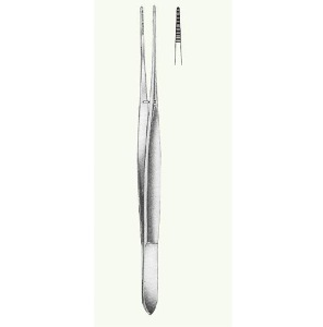 [Kasco] 쿠싱 포셉 G1-1470 (Cushing Forceps,18cm,straight,serrated,끝단부분 톱니바퀴형) 정형외과 신경외과 다용도 포셉