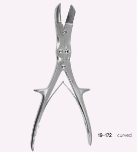 [Kasco]  스틸 리스톤 더블 본 커터 커브 G19-172 (Stille Liston Double Bone Cutters Curved,27cm,curved) 정형외과 수술용