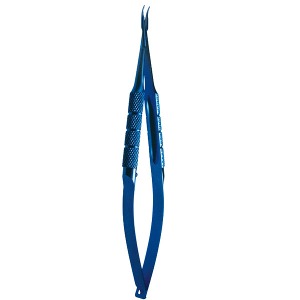 [Kasco] 맥퍼슨 니들홀더 티타늄재질 GOH-019 (Mcpherson Needle Holder Curved Titanium 12.5cm 곡) 안과 및 성형외과용