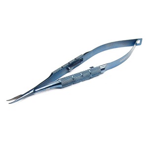 [Kasco] 맥퍼슨 니들홀더 락킹 티타늄재질 GOH-019-01 (Mcpherson Needle Holder Curved Lock with Titanium 12.5cm 곡) 안과 및 성형외과용