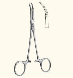 [Kasco]댄디 포셉 커브 G285-100C (Dandy Forceps Curved,14cm) 병원시술용