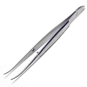 [Kasco] 아이리스 포셉 커브 G50-2000-1, G50-2000-1LP (Iris Forceps, Curved 10cm) 안과용