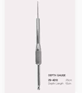 [Kasco] 뎁스 게이지 G29-4010 (Depth Gauge,25cm) 정형외과