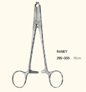 [Kasco] 레이니 클립 어플라잉 포셉 G295-305 (Raney Clip Applying Forceps,16cm) 신경외과