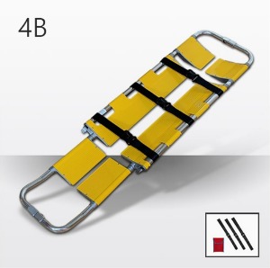 [Rixin Medical] 분리형 들것 my-4B (알루미늄,Scoop형,노랑색)