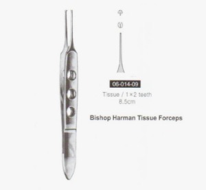 [NS] 마이크로 비숍 하르몬 티슈 포셋 06-014-09 Bishop Harmon Tissue Forcep (8.5cm)