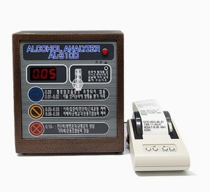 [센텍] 음주측정기 AL-3100,AL3100 (고정형,거치식,프린터포함,일반빨대 100개포함,운수회사에서 많이 사용함)