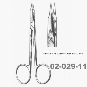[NS] 스티븐 가위 02-029-11/02-030-11/02-031-11/02-032-11 Stevens Fine Scissor  (Sharp 및 STR선택,11.5CM)