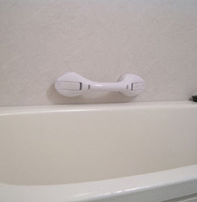[메디타운] 욕실 압축 안전손잡이 UNI350 (35cm) 욕조안전손잡이 욕조벽손잡이