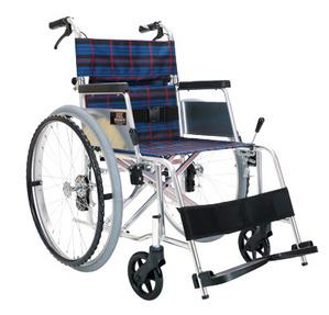 [미키코리아] 초경량 휠체어 ML-22D 고강도 알루미늄바디 좁은실내이동 [장애인보조기기] 10.9Kg