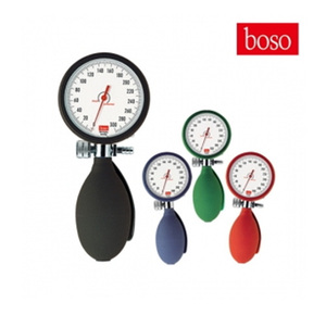[독일 BOSO] 간호사용 혈압계 Clinicus 034 (2가지 색상-적색 및 검정색,60mmØ,190GR) 아네로이드혈압계 메타혈압계