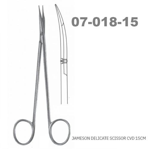 [NS] 제임슨 섬세한 가위 07-018-15 Jameson Delicate Scissors CVD 15cm (곡선)