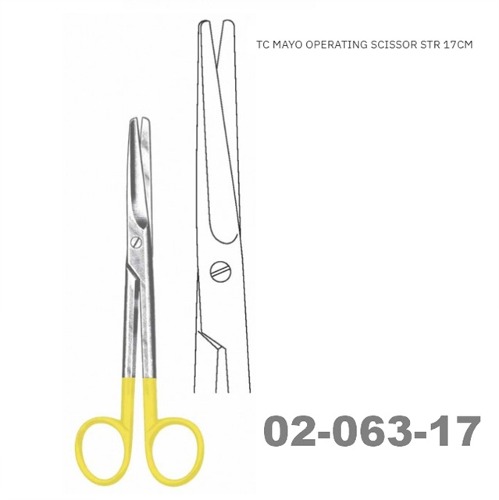 [NS] 메이요 수술 가위 02-063-17 TC Mayo Operating  Scissors STR 17cm (직선)