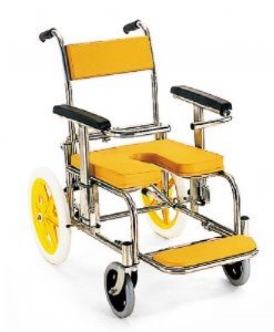 [일본 가와무라] 목욕용 휠체어 KS2 (등받이각도조절) 목욕휠체어 샤워휠체어 목욕의자 샤워의자