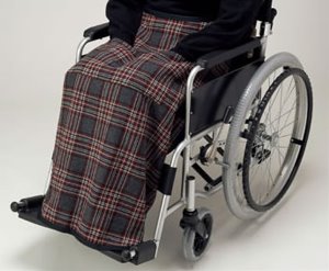 [일본 수입] 휠체어 무릎담요 W0743 (모70%화섬30%)