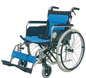 [디에스아이] 뒷바퀴분리형 휠체어  DS-701A (뒷바퀴원터치착탈,보호자브레이크,등판꺽기,팔받침스윙,발판스윙착탈,통타이어 등) [장애인보조기기 48만원환급]16.5Kg