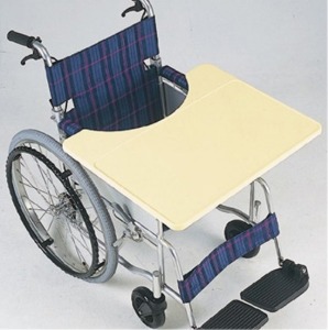 [일본일진의료] 휠체어식탁 TY070E (청소,소독간편) 휠체어테이블 휠체어탁자 휠체어트레이 -일본제조-