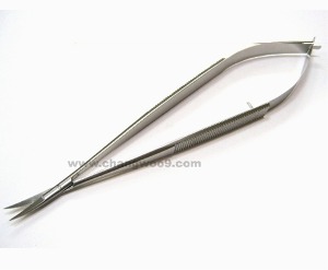 [Kasco] 마이크로 아이 시저 G10-451 (Micro Eye Scissors curved,18cm 곡) 안과등 미세수술용
