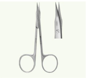 [Kasco] 테노토미 시저 커브 샤프/샤프 타입 G13-171 (Tenotomy Scissors Curved Sharp/Sharp Type,10cm,커브) 성형외과 미세수술용