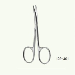 [Kasco] 메젬바움 시저 슬림 타입 커브 G122-401 (Metzenbaum Scissors Slim Type,10cm,curved) 피부조직 절개용