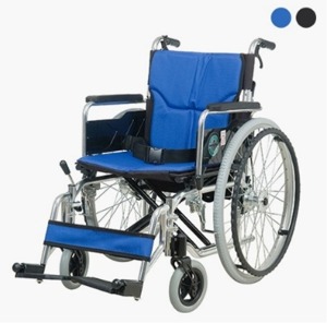 [디에스아이] 알루미늄 뒷바퀴분리형 휠체어 DS-801A (바퀴착탈형-차량탑재편리,통고무바퀴,등판꺽기,보호자브레이크,팔걸이착탈,발판착탈등) [장애인보조기기 최대 48만원환급] 16Kg