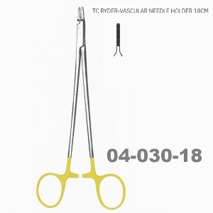 [NS] 라이더 지침기 04-030-18 TC Ryder Vascular Needle Holder 18cm