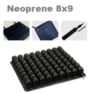 [영원메디칼] 욕창예방방석 Neoprene 8x9 (공기셀72개,검정색) 휠체어방석 욕창방석 BG ※장애인보조기기 (20만1천원 지원)