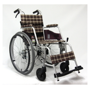 [미키코리아] 경량 휠체어 MF-22D 고강도 알루미늄바디 좁은실내이동가능 [장애인보조기기] 12Kg