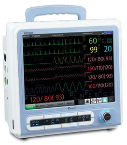 [바이오닉스] 환자감시모니터 BPM-1200 (프린터 및 이동스탠드 포함) 환자감시장치 환자모니터 Patron Patient Monitor