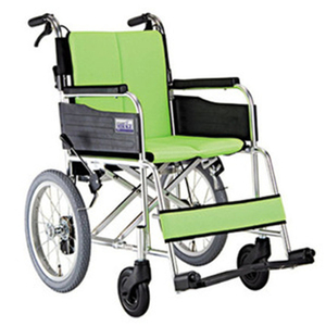 [미키코리아] 보호자형 휠체어 미라지16D 가볍고 견고한 휠체어,보호자브레이크有,41cm작은뒷바퀴,12.40Kg