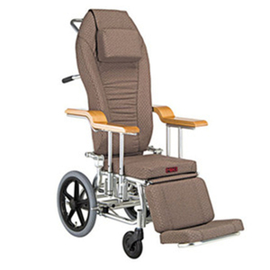 [미키코리아] 침대형 휠체어 MGL-48DLX  풀리크라이닝 고급휠체어 23Kg