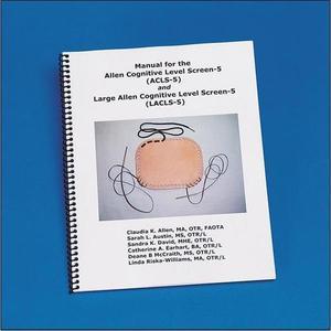 [미국] 알렌 인지평가 매뉴얼 Manual for the Allen Cognitive Level Screen-5 and Large Cognitive Level Screen-5/ CU607